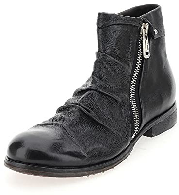 A.S.98 CLASH Stivaletto in Pelle Uomo NERO 40