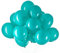 12 Zoll Luftballons Türkis Helium,50 Stücke Latex Ballons Ø 30 cm für Hochzeit Valentinstag Geburtstag Taufe Kommunion Party Deko