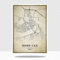 YMXCNM Leinwand Bilder,Vintage Serbien Novi Sad Stadtplan Poster Drucke Kunstwerk Ungerahmte Bilder Moderne Personalisierung Gemälde Weihnachten Souvenir Geschenk Home Decor, 20X30 cm / 7.87X11.81 In