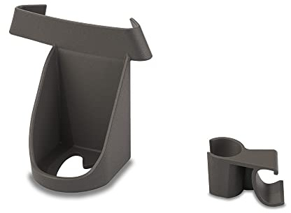 byACRE Stockhalter für Carbon Overland Rollator, Links, Zubehör | Wetterfester Stockhalter mit Klemmhalterung, universelles Zubehör für Rollator & Gehstock, für Senioren