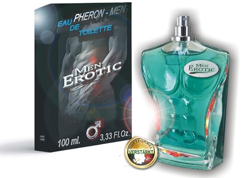 REWO - Kontor PHERON Men Erotik Parfum 100 ml. für den Mann - DUFTVERSTÄRKT - PHEROMON Lock Men Erotik Parfum