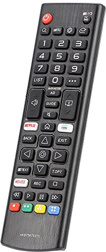 Gvirtue AKB75675311 Fernbedienung Ersetzen für LG Smart LED HDR Fernseher 75UM7110PLB 70UM7100PLA 65UM7100PLA 65UM7000PLA 55UM7400PLB 55UM7000PLC 49UM7000PLA 32LM630BPLA Keine Einrichtung Erforderlich