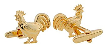 Banemi Manschettenknöpfe für Herren, Gold Manschettenknöpfe für Herren Tier für Tuxedo Hemden Geschäft