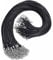 FENGCHUANG 40 Pcs Waxed Necklace Cord with Clasp, Leather Cord with Lobster Clasp and Chain for Jewelry Making Diy, Pendants Necklace Black (45-50CM)