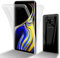 Cadorabo Estuche Compatible con Samsung Galaxy Note 9 en Transparente - 360° Funda Protector Full Body - Protección Delantera y Trasera, protección Integral con Protector de Pantalla