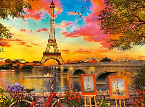 Ravensburger Evening in Paris 500 Piece Jigsaw Puzzle for Adults and Kids Age 10 Years Up - France
