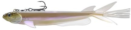 DAIWA Prorex V-Marley Pelagic Shad, 21,0cm, 80g, Hakengröße 1/0, Gummifischköder, Wakasagi, 15227-003
