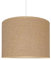 youngDECO® natürliche Jute Hängeleuchte 1xE27, Hängelampe aus Baumwollstoff, mini Ø25cm, Pendelleuchte für Kinderzimmer und Babyzimmer, Hergestellt in der EU