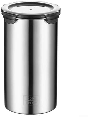 Kaffeedose, 500–1400 ml, Edelstahl, Kaffeebohnenbehälter, großer Kaffeedose, Kaffeebehälter zur Aufbewahrung von Keksen, Mehl, Tee und Pulver (1400 ml), R8970995BN4518TQC4KHD93Y6KXC28