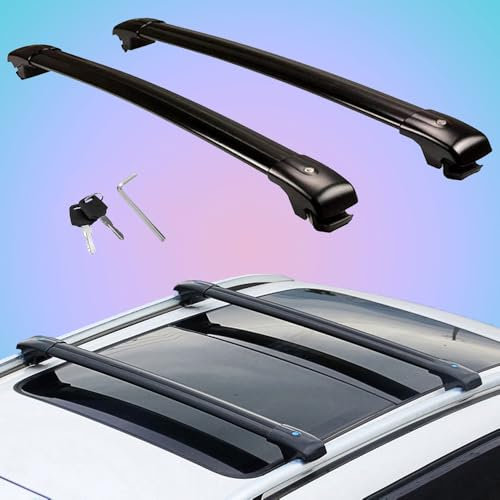 Dachträger, Für BMW X5 E70 2007-2013,RelingträGer,offene Dachrelings mit,Dachträger Querstange,Lastenträger,Fracht Dachträger,A