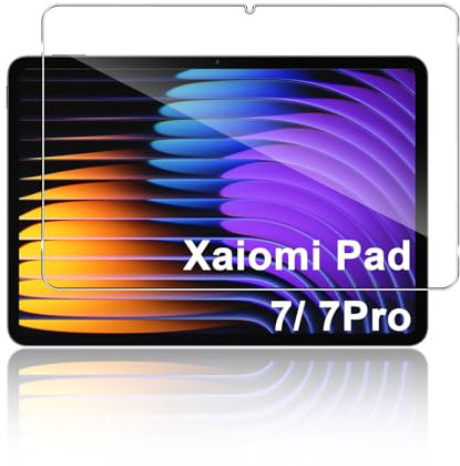 QULLOO Cristal Templado para Xiaomi Pad 7 / Pad 7 Pro Tablet Protector de Pantalla,[1 Piezas] 9H Dureza Vidrio Protector Film Templado para mi Pad 7 / Pad 7 Pro -Transparent