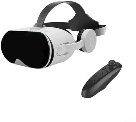 Zilimontt VR-Headset für Handy, Virtual-Reality-3D-Brille, VR-Headset, Headsets zum Spielen von Spielen/Filmen, für iOS und Android, Kindergeschenke für Jungen (schwarz)