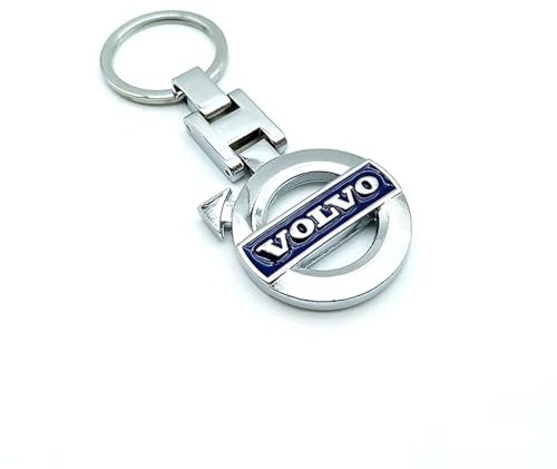 Yyyyy6A Auto-Schlüsselanhänger für Volvo Xc60 Xc90 V40 V60 S60 V50 V90 S80 C40 XC40 V70 XC70 C30 C70 EX90 Rdesign,Anti Verlust Autoschlüssel Anhänger Tragbar Schlüsselanhänger car Accessories