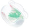 Mobestech Scale Miniature Fish Bowl Realistic Koi Fish Figurine for Miniature House Decor Compact Ocean Animal Toy for Desktop Dollhouse Accessories