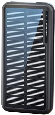 Phone Chargers, Laptop Solar Bank, 10000mAh Slim Charger, Lightweight Design, Solar Panel Backup, 5.59x2.72x0.67inc, Portable Compact Ideal for Hiking, Travel, Outdoor, College