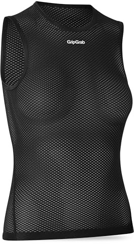 GripGrab Women's Ultralight Cool Mesh Sommer Fahrrad Unterhemd Damen | Ärmellos, Race Fit, Polygiene Anti-Geruch, atmungsaktiv - ideales Funktionsunterhemd für Rennrad, MTB & Indoor Cycling