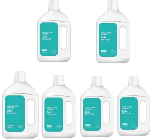 Aspirateur Nettoyeur De Sol XM0002 Compatible Avec Xiaomi Robot Cleaner 1 L Accessoires Liquide De Nettoyage Liquide De Nettoyage De Sol Consommables For Sols 6 Bouteilles