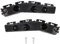 Auto Vorderen Stoßfänger Unterstützung Spacer Grille Grill-Stoßfänger Halterung Abdeckung for Jeep Compass 2011-2016 5182596AB 5182597AB