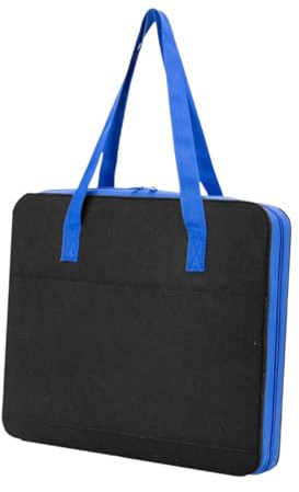 MERIGLARE Toy Case Storage Organizer Holds 52 Toy Cars Lightweight And Portable with Carry Case, for Kids And Collections, Black