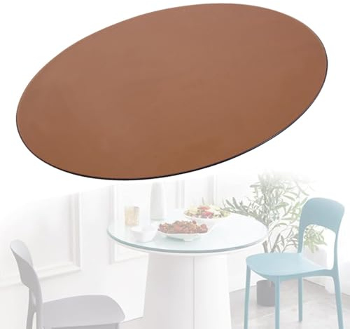 ZYXQQJ 38 40 50 60 70 80 90cm Tablero De Vidrio Templado Superficie De Mesa Redonda Encimera De Cocina Paneles De Cristal Mesa(100cm/39in)