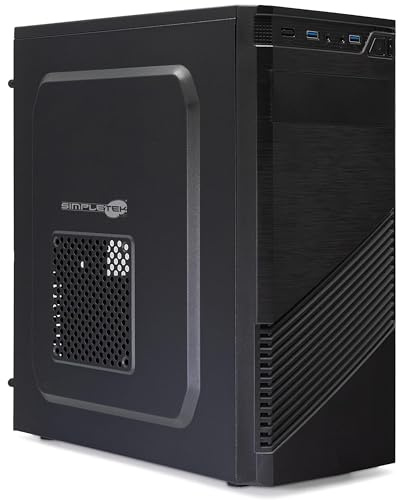 SIMPLETEK - Desktop-PC der 15. Generation | Core Ultra 5 245 KF RAM 64 GB SSD 960 GB | schwarzes Gehäuse, inklusive Windows 11 Pro und dedizierter GPU RTX3050 4 GB