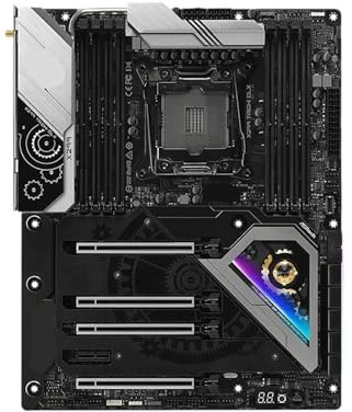 For Placa Base X299 LGA 2066 Compatible con I9-9980XE 10980XE I9-7960X I7-9800X I7-7800X I5-7640X CPU 8xDDR4 2xM.2 ATX For ASRock, Replacement Part