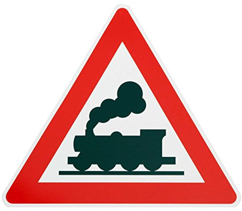 ORIGINAL Verkehrsschild Achtung Bahnübergang Nr. 151 DAMPFLOK * alte Ausführung * Schild Lokomotive Zug Lok Verkehrszeichen Straßenschild Eisenbahnschild Strassenzeichen Dampflokomotive Lokschild