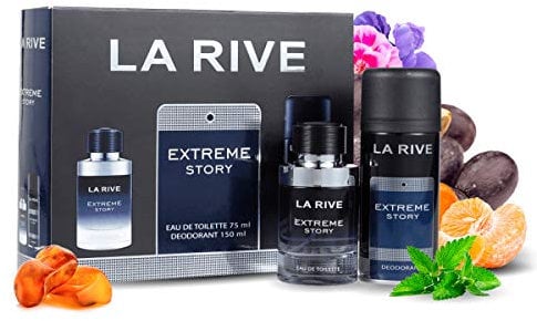 La Rive for Men Extreme Story Geschenkset EDT 75 ml + Deo Spray 150 ml Herren