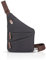 FANDARE Neu Brusttasche Segmentiert Schultertasche Herren Damen Sling Bag Crossover Rucksack Umhängetasche Sporttasche für Outdoor Reisen Wandern Abenteuer Sport Crossbody Bag Schwarz