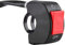 Keenso Lenkerschalter, Schalter für Motorradlenker, elektrisch, wasserdicht, Universal, LED, On/Off, mit gelb oder rot, 12 V (rot)