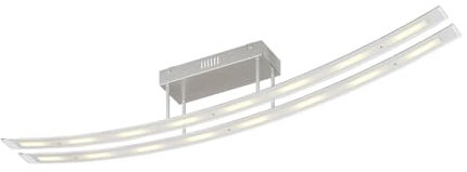 Lindby LED Deckenleuchte Jarda dimmbar (Modern) in Transparent aus Glas (16 flammig,) - Lampe Deckenlampe Wohnzimmerleuchte