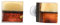 ANDANTE Premium Collection - Master of Zen - Echte Natur OSTSEE Bernstein Ohrstecker, reines 23 Karat Gold, 925 Sterling Silber und Schwarze Eiche ** Matrix ** Zertifiziert - Gold des Meeres