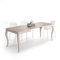 MOBILI FIVER, Classico ausziehbarer Tisch, 120(200) x80 cm, Ulme perlenfarben, Made In Italy