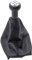 OBEST Auto Schaltknauf, 5 Gang Schaltsack Schaltmanschette, Weicher PU Leder Staubschutz, Schaltknauf für Peugeot 207 307 307 CC 308, Schwarz