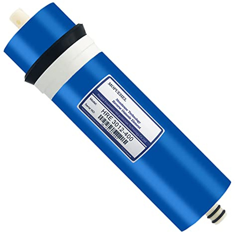 MOPUEHEL 400 GPD RO Membran, Umkehrosmosemembranen, RO Buddie/RODI Membran/RO Membran Ersatzkartuschen, für DIY RO Wassersystem & Ahornsirup Umkehrosmoseanlage (1 Pack)