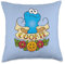 Sesame Street Monster Cookie Tattoo Throw Pillow, 18x18, Multicolor