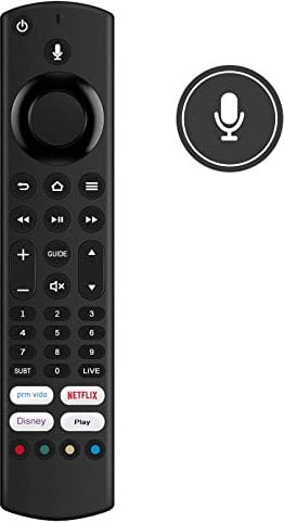 Universal Remote Control fit for Toshiba/Ferguson/JVC TV CT-8570 CT-8565 F4320AFR/ JVC RM-C3255 RC39177 F4020AFR TCL 55CF630K 50CF630K 43UF3D53DB 50UF3D53DB 55UF3D53DB 65UF3D53DB With Voice Function