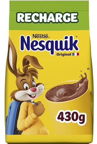 Nesquik - Chocolat en Poudre, Eco-Recharge - 430g (L'emballage peut varier)