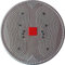 Saini_MEDICOS Matte Akupressur-Twister Big Disc Pyramide & Magnetbehandlungstherapie (Grau)