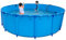 Piscinas Desmontables Acero/ Piscina Marco 2 4 6 8 10 M De Diámetro Sobre El Suelo Piscinas De Marco De Plástico Profundo, Blue Toddler Adults Baby Summer Piscina Al Aire Libre Con Estructura De Acero