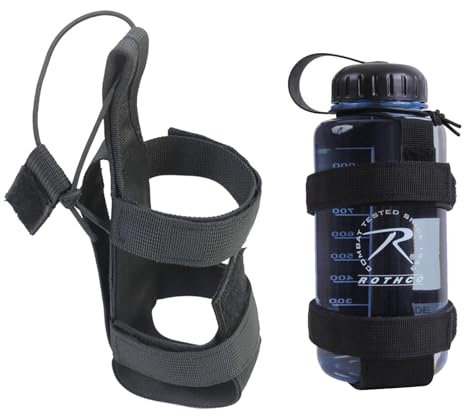 Porte-Bouteille Tactique Molle Réglable pour l'Alpinisme et la Randonnée - Portable et Durable avec Système Molle - Idéal pour Les Aventures en Plein Air