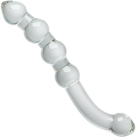SXOVO Consoladores Dobles de Cristal, Consoladores Dobles de Cristal Consolador Realista Consolador Anal SM Juguetes Juguetes Sexuales Estimulación del Punto G Juguetes Sexuales