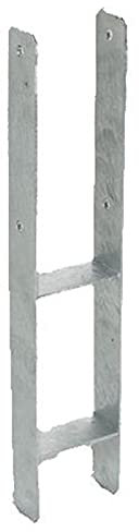 RBS24 Pfostenträger H-Form verzinkt 121 mm zum Einbetonieren