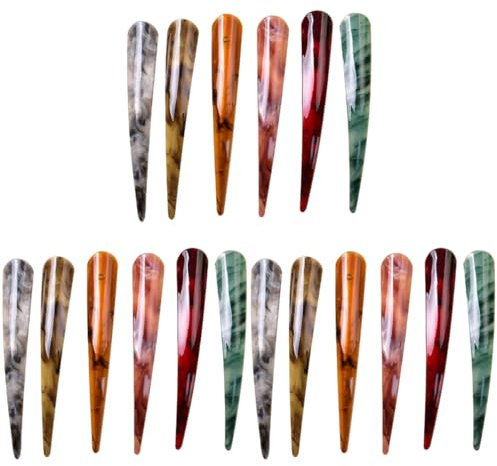 POPETPOP 18pièces Pince à Cheveux Duckbill Clips Pour Séparation De Cheveux Accessoires Pratiques Pour Toutes Les Coiffures