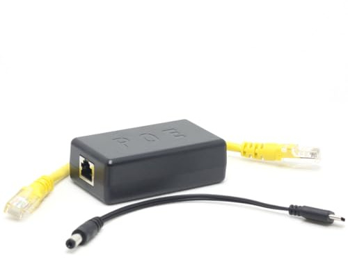 DSLRKIT 2.5G Gigabit Active PoE Splitter Type-C 5V 4A 20watt USB 1000m Ethernet 802.3at