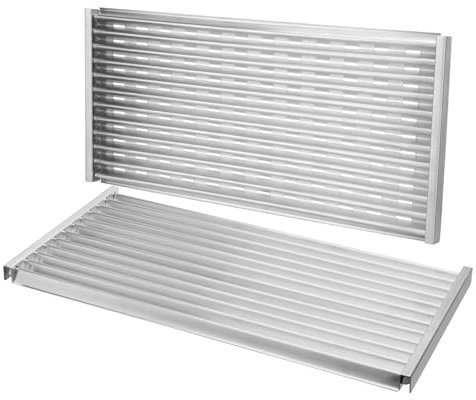 BBQration 43,2 cm Grillrost für Charbroil Performance TRU-Infrarot/Amplifire 2 Brenner 463633316 463655621 463655021 463672016 463672216 G460-0500-W1 G327-11000 -W1 für Charbroil Grill Ersatzteile