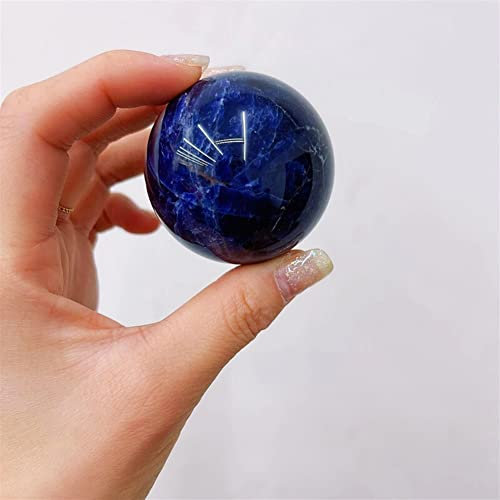 UYCUODLUY Natürlicher Sodalith-Kugel-Quarzstein-Kristallstabpunkt for Heimdekoration NaturalCrystal