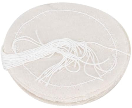 10 Pièces de Tissu Filtrant à café en Coton Réutilisable Domestique, filtre pour cafetière hellem, filtre cafe reutilisable