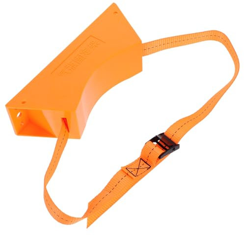 OUNONA Gas Cylinder Wall Mount Bracket with Fixing Strap Propane Tank Holder Plastic Nylon Support Suitable for Laboratory Ship Boat