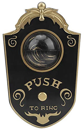 Halloween One Eyed Türklingel-Dekoration, Halloween-Tür-Hänge-Türklingel-Augapfel mit Ton, Süßes oder Saures-Event für Kinder, für Spukhaus-Halloween-Party (P018 einäugige